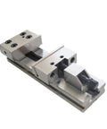 Shop Grade Heavy Duty Bench Vise GT125 Precision Milling Tool With Beefy Jaw Spacing For CNC Modular Fixtures And Serious Clamping Power For Workshop Projects, side view.
