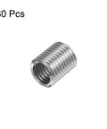 30 Pack 3/8-16 UNC Helical Wire Threaded Inserts In 304 Stainless Steel, Installed Length 19mm, close-up view of insert