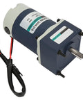 Durable 60 Watt Metal Gear DC Motor Featuring Class B Insulation And Precise Speed Control For Industrial Machines With 24V Power And 30 RPM Output.