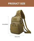 Camouflage Large Capacity Backpack For Outdoor Fishing And Camping With Durable Oxford Cloth Cushioned Shoulder Straps To Ease Shoulder Strain