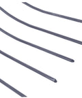 Close-up of rugged iron tines on Handheld Manure Fork For Farm And Home Use, Multi Functional Yard Tool For Lawn Maintenance And Grass Clearing