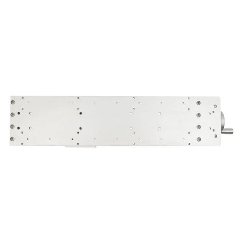 Heavy Duty Aviation Aluminum 6061 Three Axis Sliding Table With 16 Inch Ball Screw Linear Stage top view showing flat surface and mounting holes.