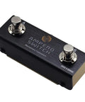 Dual Footswitch Pedal For Guitar Effects Rig Gear Momentary 2-Way Foot Switch Controller With 6.35mm TRS Jack top view