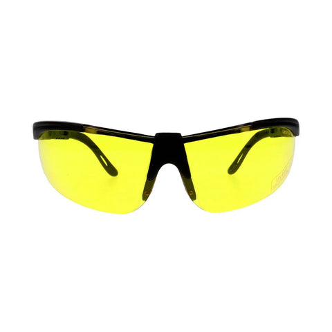 Top Shelf Rig Interchangeable Sport Glasses Featuring Four Lenses Clear Amber Smoke Gray And Yellow Tint Impact Resistant Hunting And Shooting Eye Safety Combo Kit Including Hard Case And Pouch