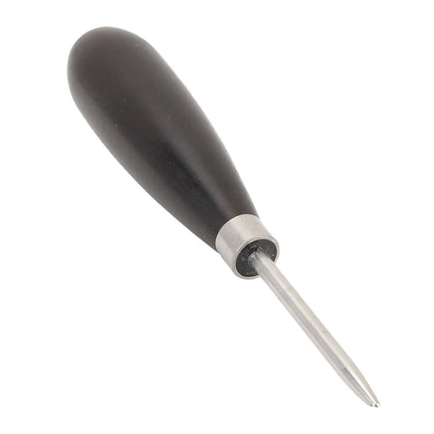 Racquet Stringing Straight Awl For Badminton And Tennis Rackets With Wooden Handle And Stainless Steel Tip Comfortable Grip Portable Hand Tool For Wire Threading And Safer More Precise Stringing, close-up