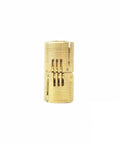 Invisible Barrel Hinge Set For Cabinets 8mm 10mm 14mm Brass Hidden Cylindrical Concealed Hardware gold hinge close-up