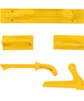 Pro Grade 5 Piece Push Block Kit For Woodworking, Hands Off Grip, ABS Push Sticks For Table Saws, Router Tables, And Band Saws