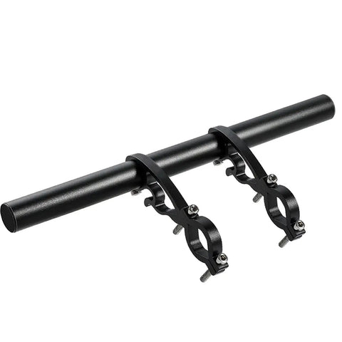Extended Handlebar Mounting Bar For Bikes 11.8 Inches Long Beefy Aluminum Alloy Bracket Fits 20mm To 32mm Handlebars Extra Space