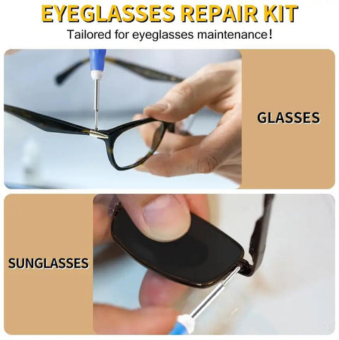 Mini Screwdriver Set Of 6 With CR V Bits For Eyeglasses Sunglasses Electronics Watches And Small Gadgets Pro Repair Tool Kit With Non Slip Handle Yellow used for eyeglass repair