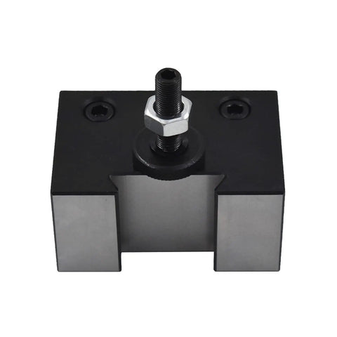 Hella Rigid Bxa 250-204 Wedge Piston Quick Change Tool Holder for CNC and Mini Metal Lathes, compact design, fits 3/4 and 1 inch shanks.