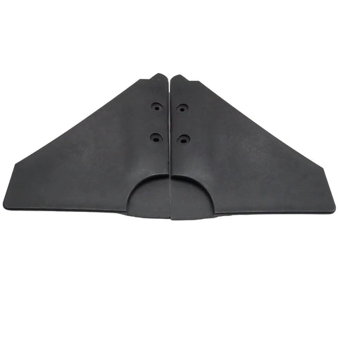 Hydrofoil Stabilizer For 5 To 150 HP Outboards And Sterndrives Boost Planing And Stability With Quick Stern Lift Durable PA66 Black Plastic Build