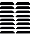 Image of No Slip Carpet Gripper Kit 16 Pack Reusable Washable Rug Pads and Edge Clips for Floors and Cars, anti curl strips.