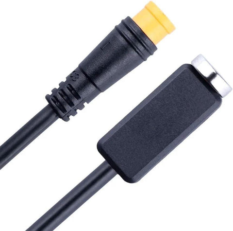 Powallon brake sensor cable for Bafang eBike kits, 30in length, yellow plug with black sensor housing