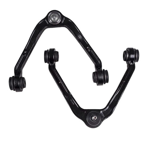 Two Piece Front Upper Control Arm Set for 1999 to 2014 Chevy Silverado 1500, Tahoe, Suburban 1500, OEM specs, corrosion resistant