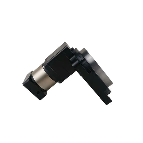 Heavy Duty Hollow Rotary Actuator With Slick Rotation Platform Built Tough For Shop Projects Featuring A Solid Cast Iron Frame, side view.