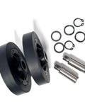 Universal Dryer Drum Roller Kit Replacement For Speed Queen RB170002 510708 And Alliance Dryers with nylon rollers and steel bearings