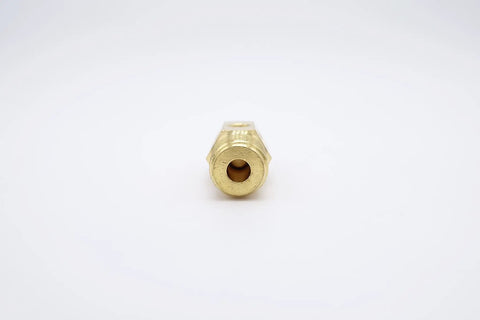 Front view of Pack Of Four Pneumatic Air Mufflers Silencers Brass And Sintered Bronze Exhaust Mufflers With Quarter Inch NPT Threads