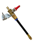 Dust Busting Water Spray Attachment For Angle Grinder 7 Inch Wet Spray Tool with Flexible Tube in metal and rubber material.