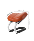 Adjustable Kneeling Meditation Bench For Mindful Practice Portable Prayer Chair Comfy Ergonomic Soft PU Floor Stool For Studio Prayers Zen Garden And Travel Use Pressure Free Knee And Back Support, 21.5cm x 31cm