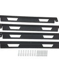 Beefy All Metal Mounting Brackets For Tool Boxes And Storage On Walls Workbenches Trailers And Vehicles 4 Pack Black Finish