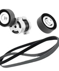 Fresh Fit Belt Tensioner Kit Works With BMW Replaces 11287524267 11281440378 11287631810 with tensioner and idler pulley