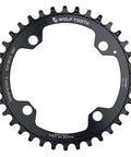 104 BCD 36 Tooth Mountain Bike Chainring For Shimano 12 Speed Hyperglide Plus Drop Stop ST Wide Narrow Spider Mount Beefy Aluminum 7075 T6 Made In USA For MTB