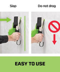 Straight Up Autofeed Cap Staple Hammer Tacker demonstration showing proper 'slap' vs incorrect 'drag' usage.