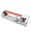 Rugged 600W Brushless Belt Sander With Water Cooling For Sweet Polishing And Knife Sharpening 915X50mm Belt shown from side view.