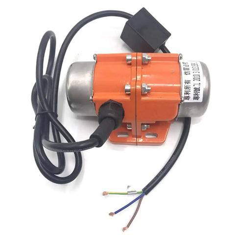 100W Concrete Vibration Motor With Speed Controller For 110V 3600 RPM Single Phase Vibrator Shown With Wiring Harness