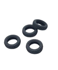 High Grip RC Racing Tire Skins For 1/28 Scale Cars Upgraded Wheel Skin Tires four pieces flat view