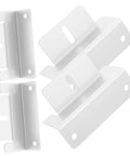 RV Roof Solar Panel Z Brackets Kit For Quick Install Mounting Brackets Aluminum Alloy Clamp System, front view