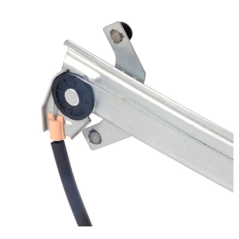Close-up of Rear Left Power Window Regulator With Motor For Ford Crown Victoria And Mercury Grand Marquis 1992 To 2011 And Mercury Marauder 2003 To 2004 Replacement.