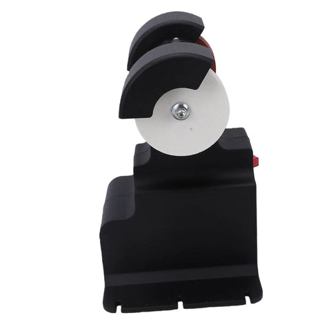 Aramox Mini Bench Grinder Polisher with Dual 4000Mah Batteries, compact design, dual wheels for grinding and polishing.