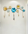Rock Tight Wrought Iron Wall Hook For Sleek Nordic Style And Snug Door Storage That Locks In Keys Bags And Jackets Without A Sweat While Serving Heavy Duty Swag On Your Front Porch, decorative wall hook with floral design.