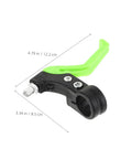 Three Finger Bike Brake Lever For Boys And Girls, Ergonomic MTB Disc Brake Levers, Easy Install Handle, green plastic lever