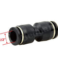 Plug And Play Push To Connect Pneumatic Fittings Half Inch To Half Inch Straight Quick Adapter For Air Lines No Tools Required Durable PET Body Suitable For PU PA PE PVC Tubing Leak Free Seal Pack Of 10, 1/2 in straight fitting