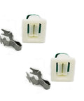 Two Pack Dryer Door Catch And Latch Kit Compatible With Maytag Amana Whirlpool Frigidaire Kenmore Speed Queen Admiral Roper And More
