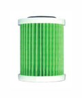 Green fuel water separator filter from All In One Must Have 4 Stroke Outboard Maintenance Kit For 2013 And Newer F175 F200 Models Includes Oil Change Components Lower Unit Gear Lube Water Pump Spark Plugs And Fuel Water Separator Filter.