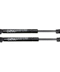 Heavy Duty Rear Glass Lift Supports For Nissan Pathfinder 2005 Through 2013 Claw End Gas Struts Pair in black with claw ends.