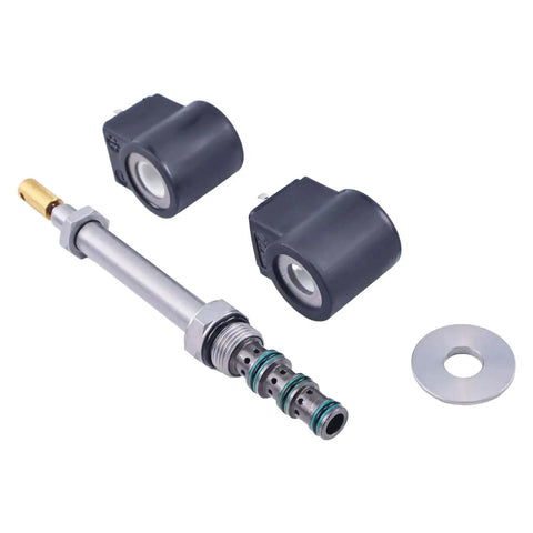 4-Way 3 GPM Hydraulic Spool Valve SV08-47DM-0-N Aftermarket Replacement For HydraForce 08 Series VC08-4 Cavity With 2 Solenoid Coils 24V DC