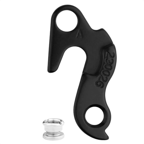 Derailleur Hanger Replacement For Trek Remedy And More, Precise Shifting Part 230026 with mounting screw, black metal