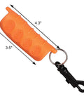 Orange Archery Arrow Puller Gripper With Belt Clip Two Pack Grab And Go Soft Molded Handle Anti Skid Grip for Easy Arrow Removal