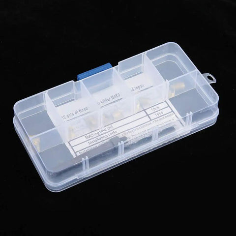 12 Piece M4x0.7 Thread Repair Kit With Self Thread Inserts Drill And Installation Tool for automotive appliances