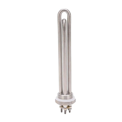 Straight Up Portable 24V 600W Immersion Water Heater Fast Heating Tankless Element For Rv Trucks And Boat Tanks, stainless steel design.