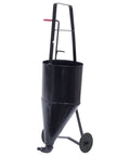 2.6 Gallon Pour Pot With Wheels For Asphalt Crack Sealant 14 Gauge Welded Steel Construction Cold Crack Sealant Applicator