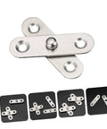 Detachable 24 Piece Heavy Duty Pivot Hinges Set For Cabinets Doors Bookcases And Hidden Kits Stainless Steel Locking Spring Hinges