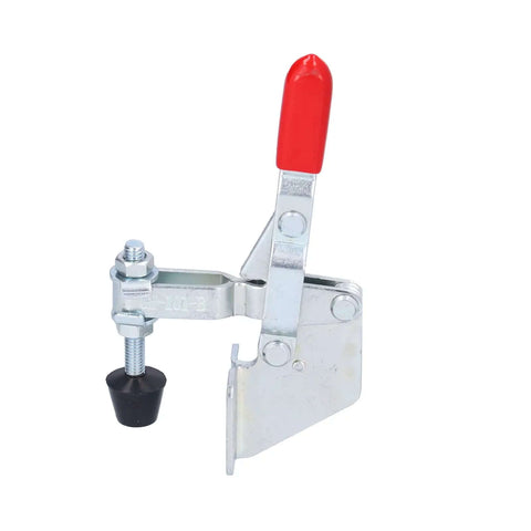 Heavy Duty Toggle Clamp With Plastic Handle For Welding And Electronics Installations 100kg Clamping Force, metal structure with handle