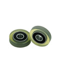 Polyurethane Covered Bearing Set 6x24mm 4 Pack Shaft 6mm Urethane Shield Ball Bearings Sealed Design No Grease Needed