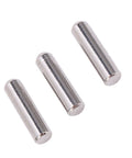 Dowel Pin Kit Stainless Steel Locating Pins 2.5x10mm 100 Pcs Pro Grade High Hardness Wear Resistant for Machinery Manufacturing
