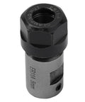 Heavy Duty ER Collet Chuck Motor Shaft Extension Rod With Balanced Steel Construction For Stable Deep Hole CNC Milling And Precise Tool Holder Fitment On Versatile Workpieces Using E Series Collets, showing the ER11A clamping nut.